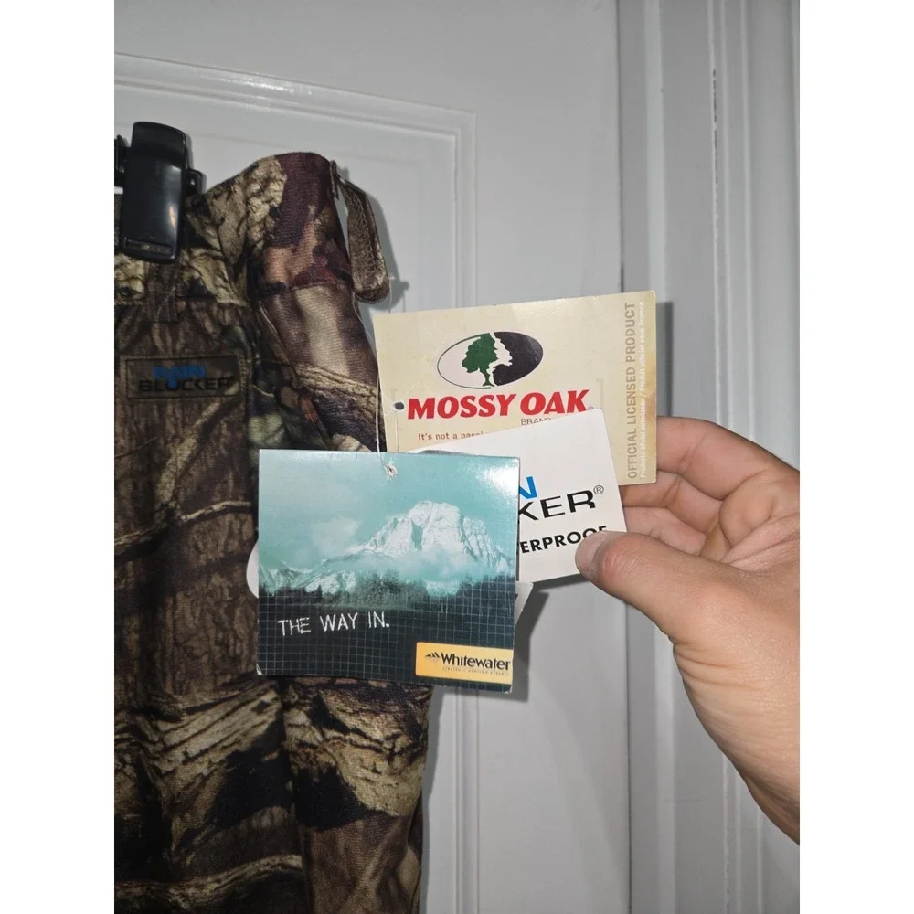 Whitewater Mossy Oak camo hunting pants‎ waterproof Mens 2XL